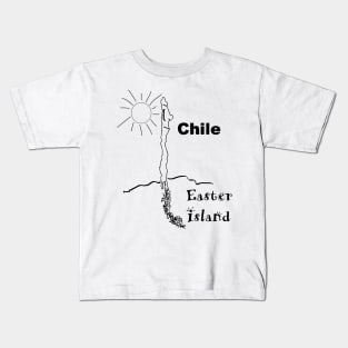 A funny map of Chile 2 Kids T-Shirt